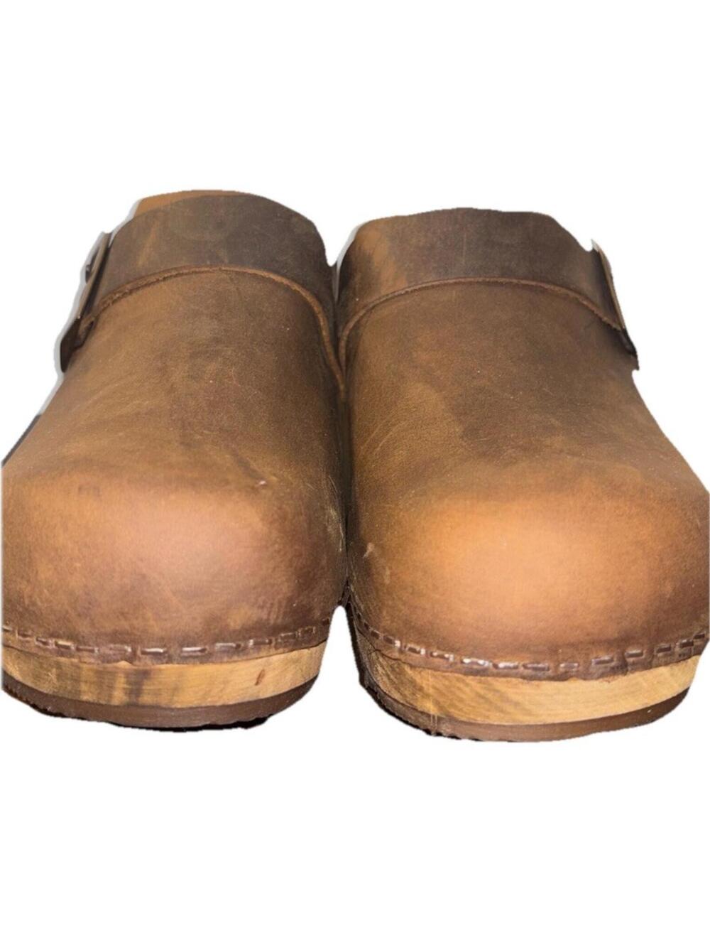 Sanita The Original Danish Clogs Slip On Brown Leather size 42 - Picture 3 of 9